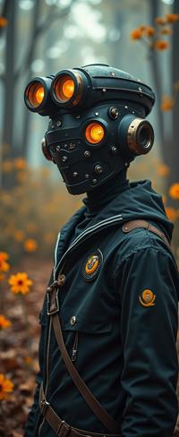 designed by Margaret Preston , photograph, cozy, eye level shot of a Atomicpunk Great strong Emo Crusader Male Cyclopskin