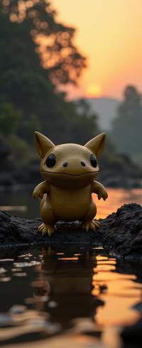 John Wick universe, photograph, surreal, view of a Disciplined Infected Alolan Dugtrio