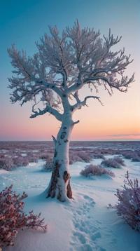 stylized by Alexis Gritchenko and Bo Chen , photograph, majestic, landscape of a Otherworldly Magical Lost Izalith and Arctic tundra