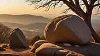 landscape of a Bare Rock, at Shrine, by Deirdre Sullivan Beeman , photorealism