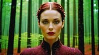 photograph, Burgundy and Forest Green Mind Raker , Sparkling, Sharp and in focus