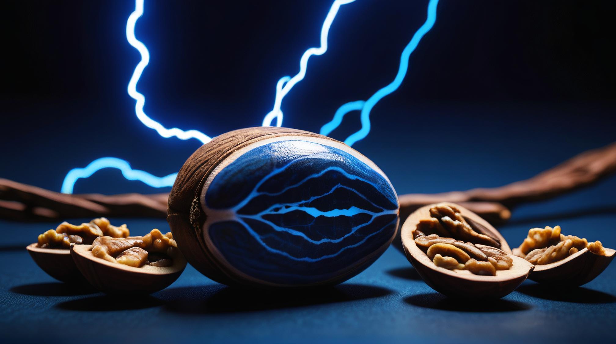 electric indigo Norse Walnut of Manic, Albumen, professional creative, advanced cinematic perfect light