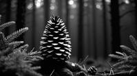 D Rendering, Wilderness Birch , the Wilderness is very Grand, vegetation with Pinecone