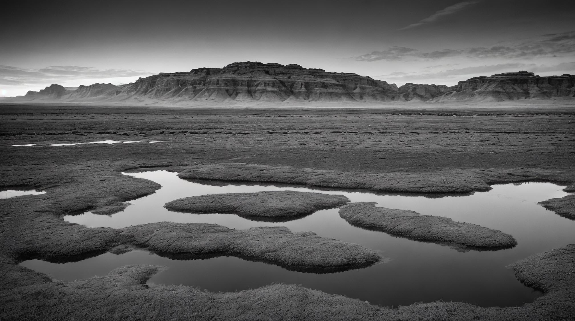 Bimbocore, landscape of a Masterpiece Salt Marsh and Petra, behance, designed by Peter Coulson