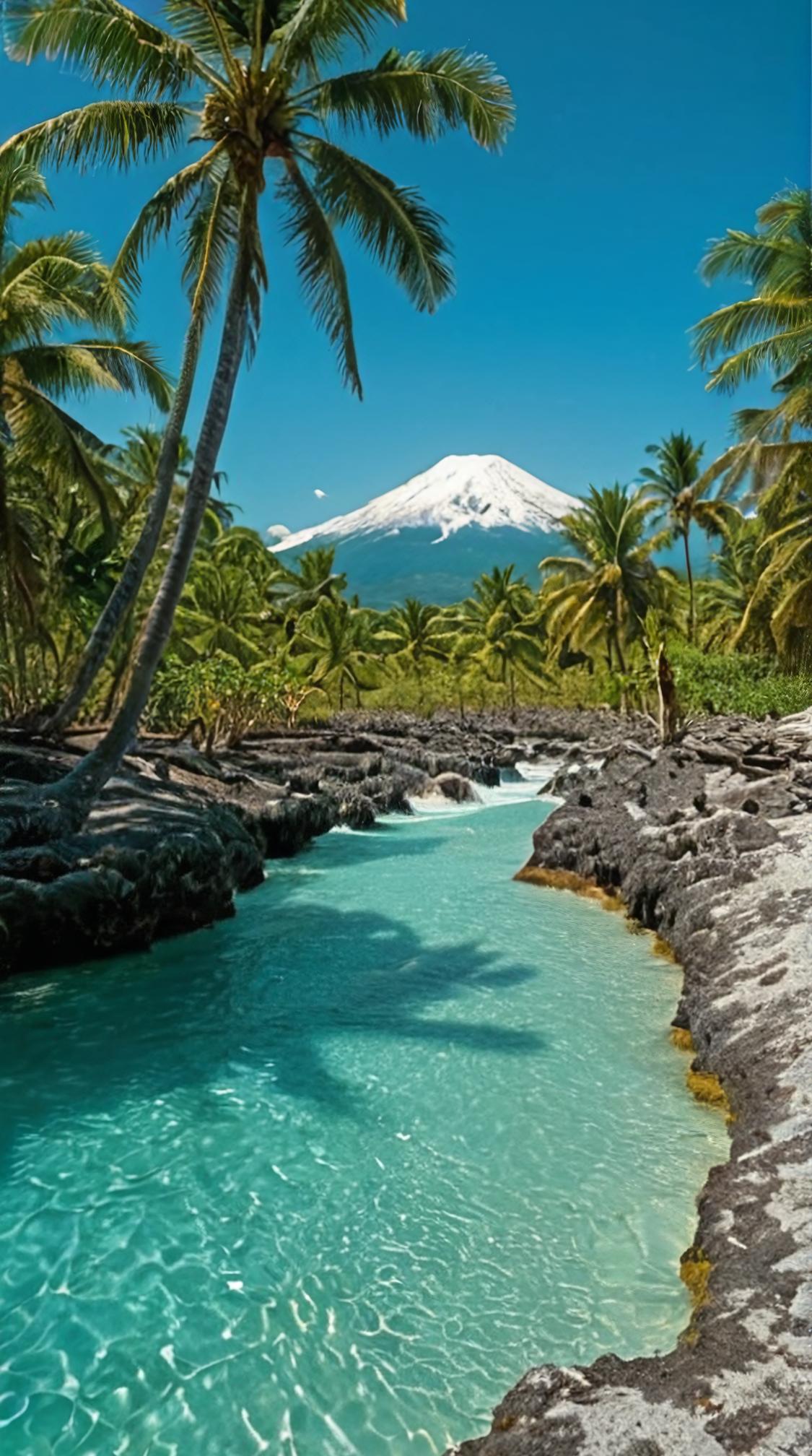 art by Gian Paolo Dulbecco and Li Chevalier , photograph, landscape of The Commonwealth and Lunar landscape, it is Tropical