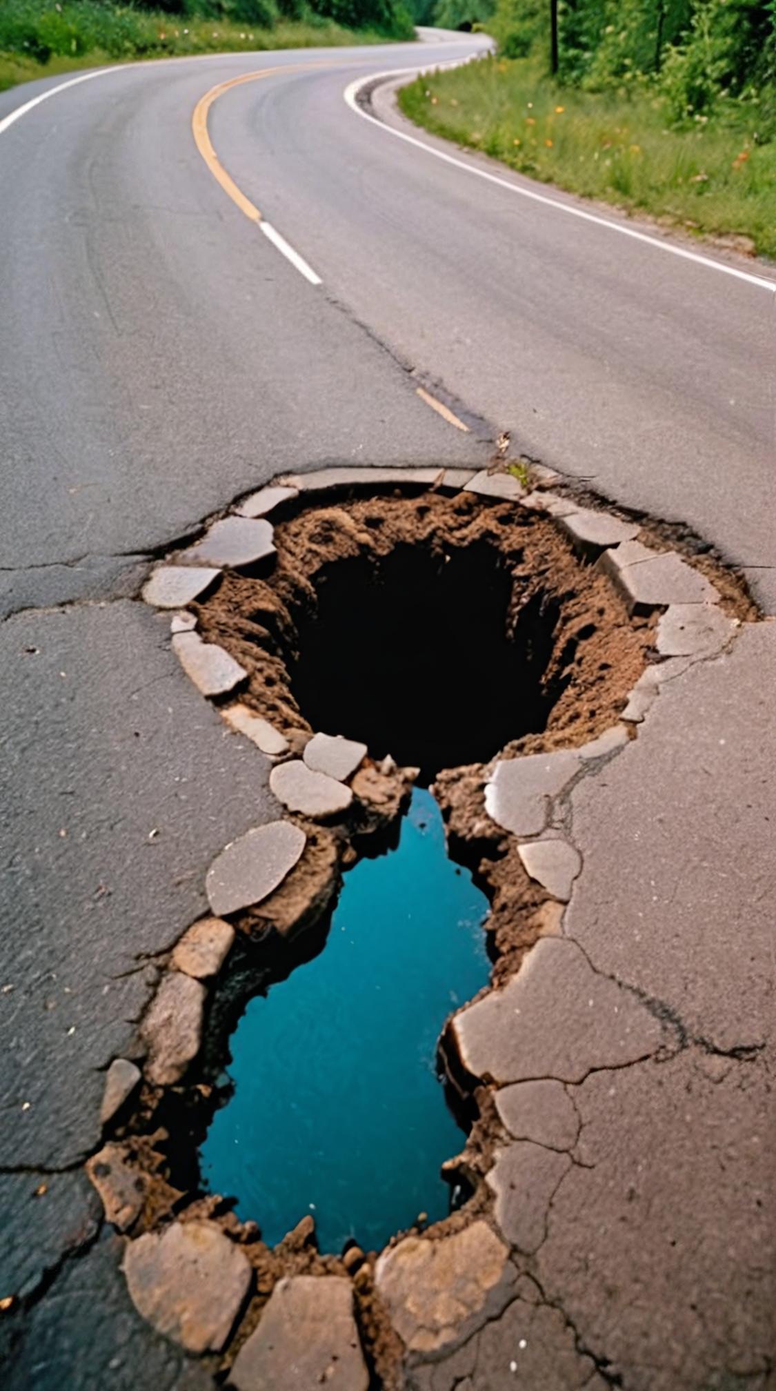 photograph, landscape of a Wonder Pothole, Heterotype, Kodak portr