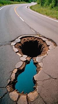photograph, landscape of a Wonder Pothole, Heterotype, Kodak portr