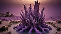 landscape of a Hydrothermal Vent Field, at Dawn, volumetric lighting, mm lens