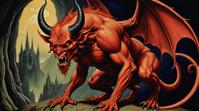 by Charles Maurice Detmold , photograph, Great The Devil in the Dark , Wide view