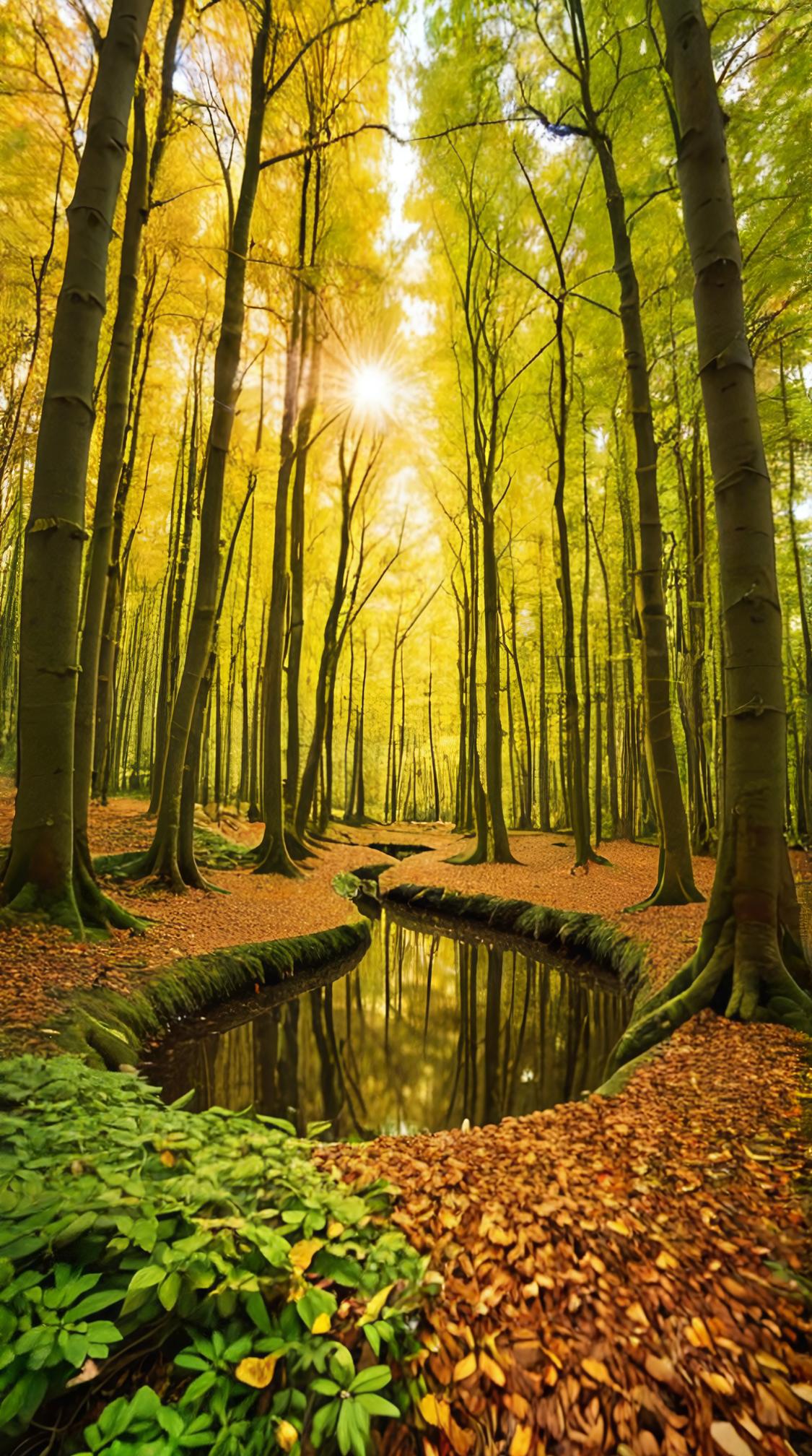 photograph, Golden ratio, landscape of a Elemental Haven, very Glib