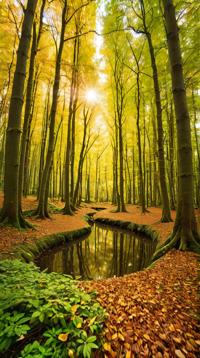photograph, Golden ratio, landscape of a Elemental Haven, very Glib
