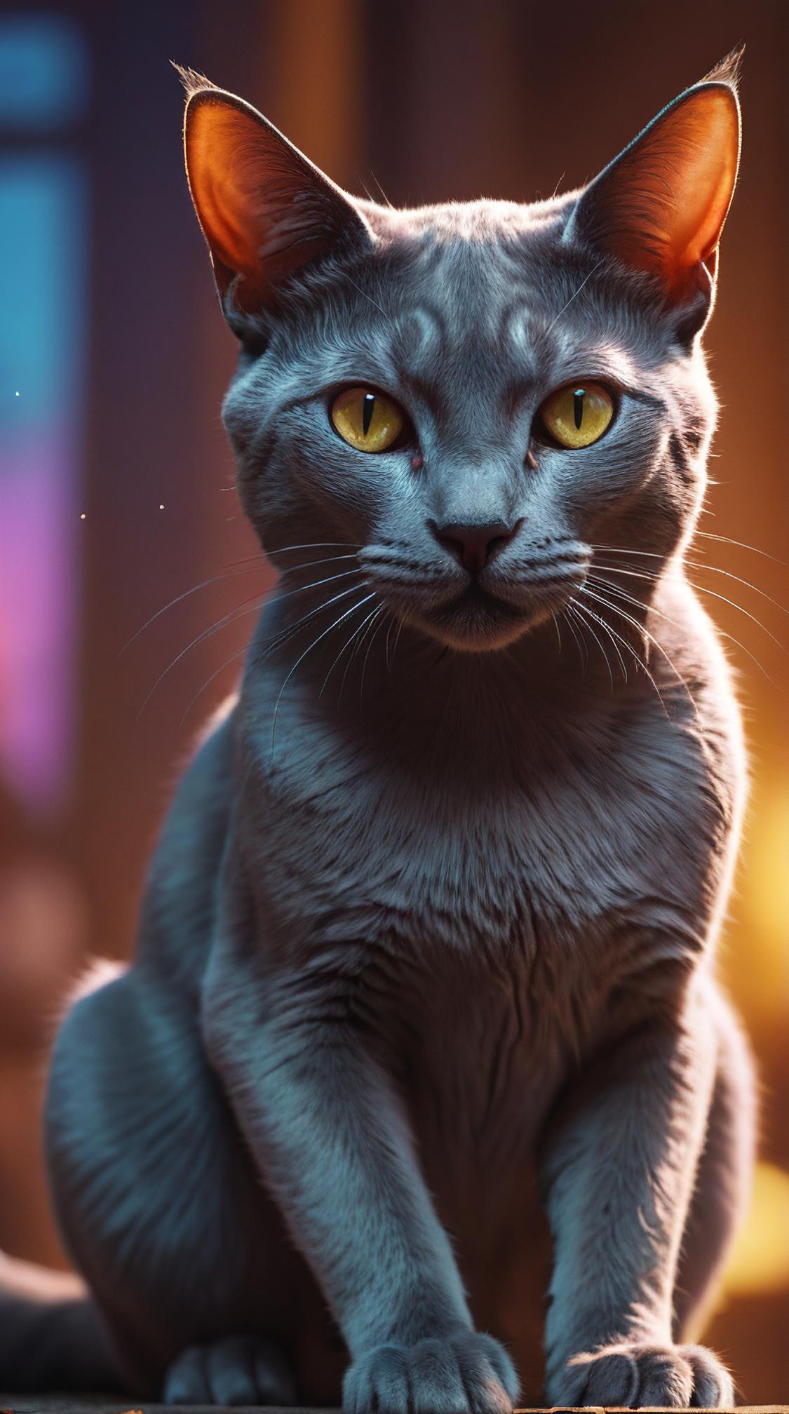 Basic Nasty Korat Cat, Panorama, Magic the gathering, dreamy