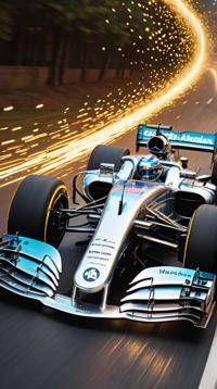portrait art by Franz Xaver Winterhalter, romanticism art, Cycles render, Dutch angle shot of a Fascinating Formula car
