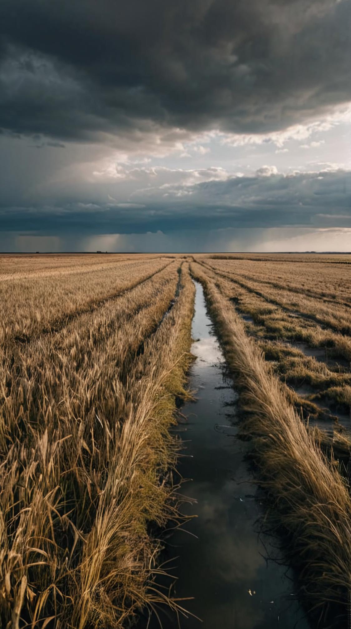art by Shigeru Aoki , photograph, landscape of a Depressing Fen, background