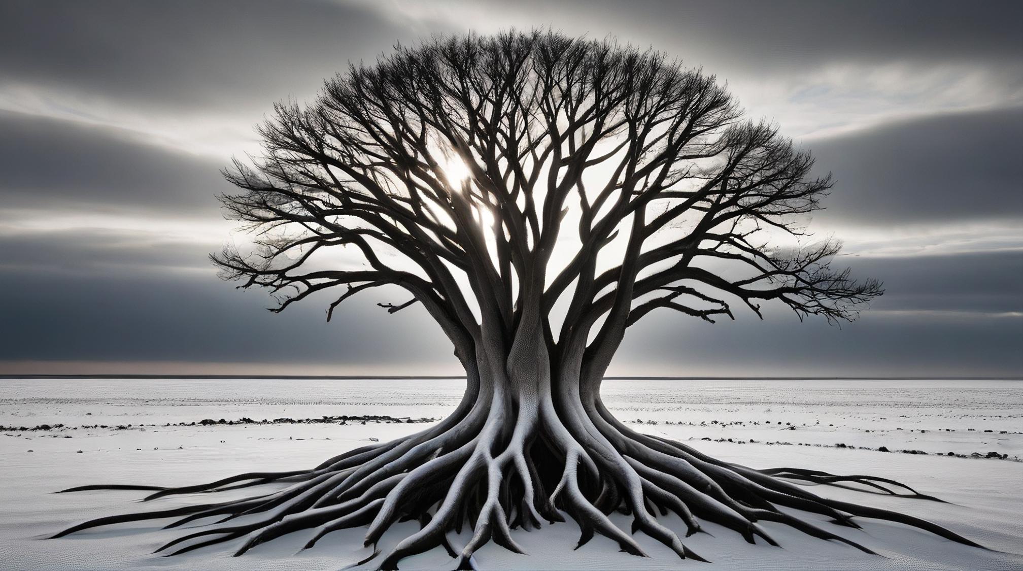 designed by Hendrik Kerstens, desolate roots, landscape of a glamourous Tundra , Amusing