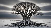 designed by Hendrik Kerstens, desolate roots, landscape of a glamourous Tundra , Amusing