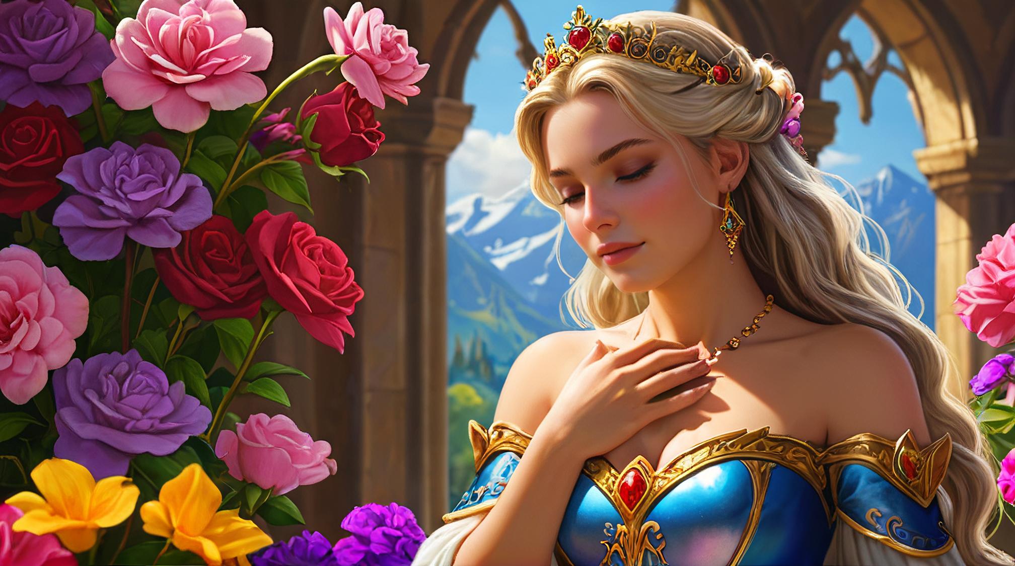 photograph, Princesscore, In the language of flowers, emotions blossom