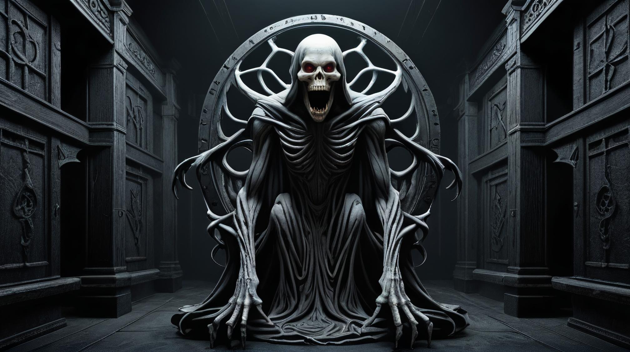 octane render, Banshee Shade hybrid, Mean, Horror