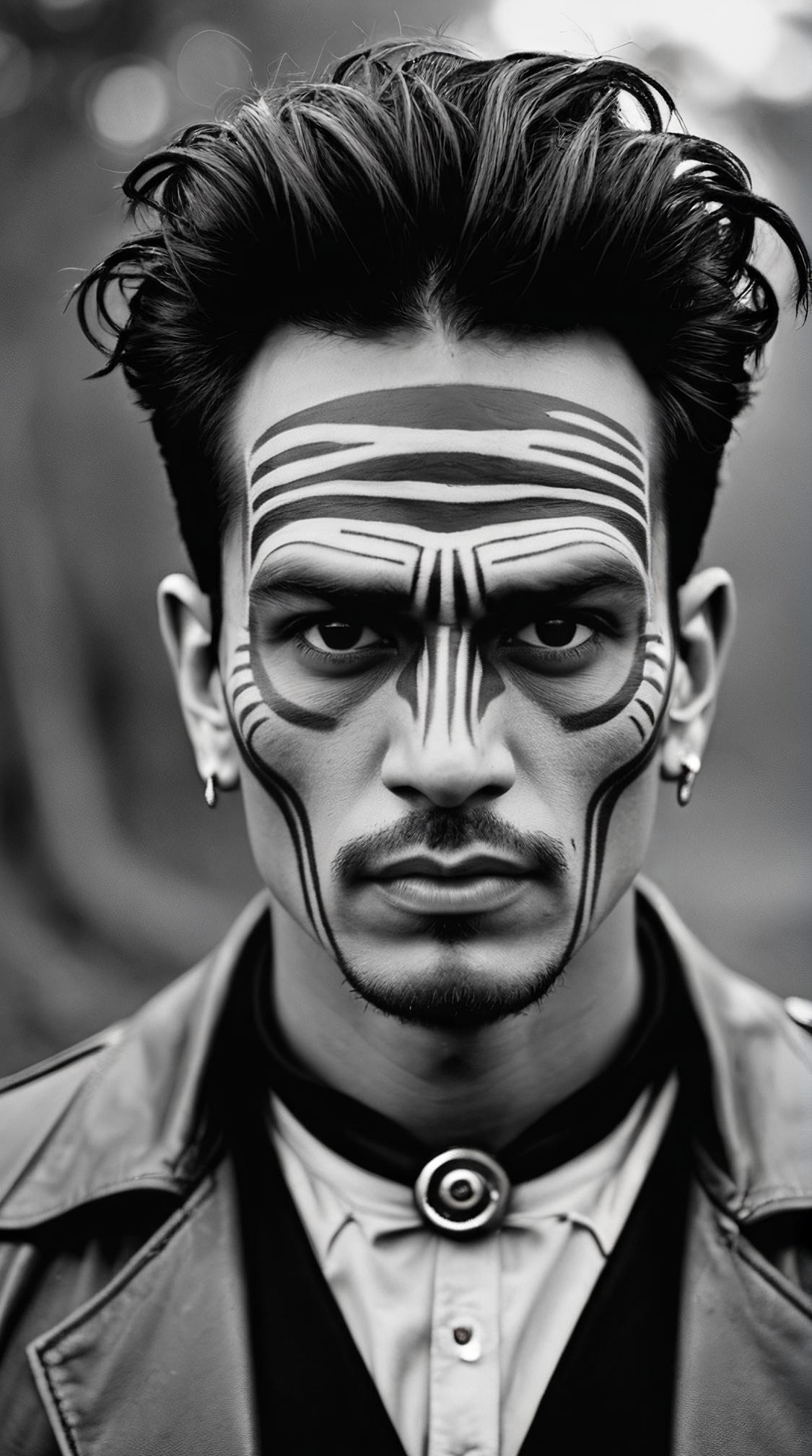 designed by Frida Kahlo Bastien Lecouffe Deharme , vibrant art, Cosplay Photograph, eye level shot of a Guatemalan Ho