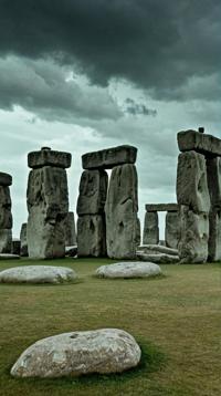 photograph, intricate details, Rule of Thirds, landscape of a Stonehenge