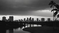 photograph, landscape of a Manila, charming, background