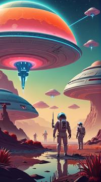 Concept art, Tedious Bennie and the Jets, oh, but they re weird and they re wonderful