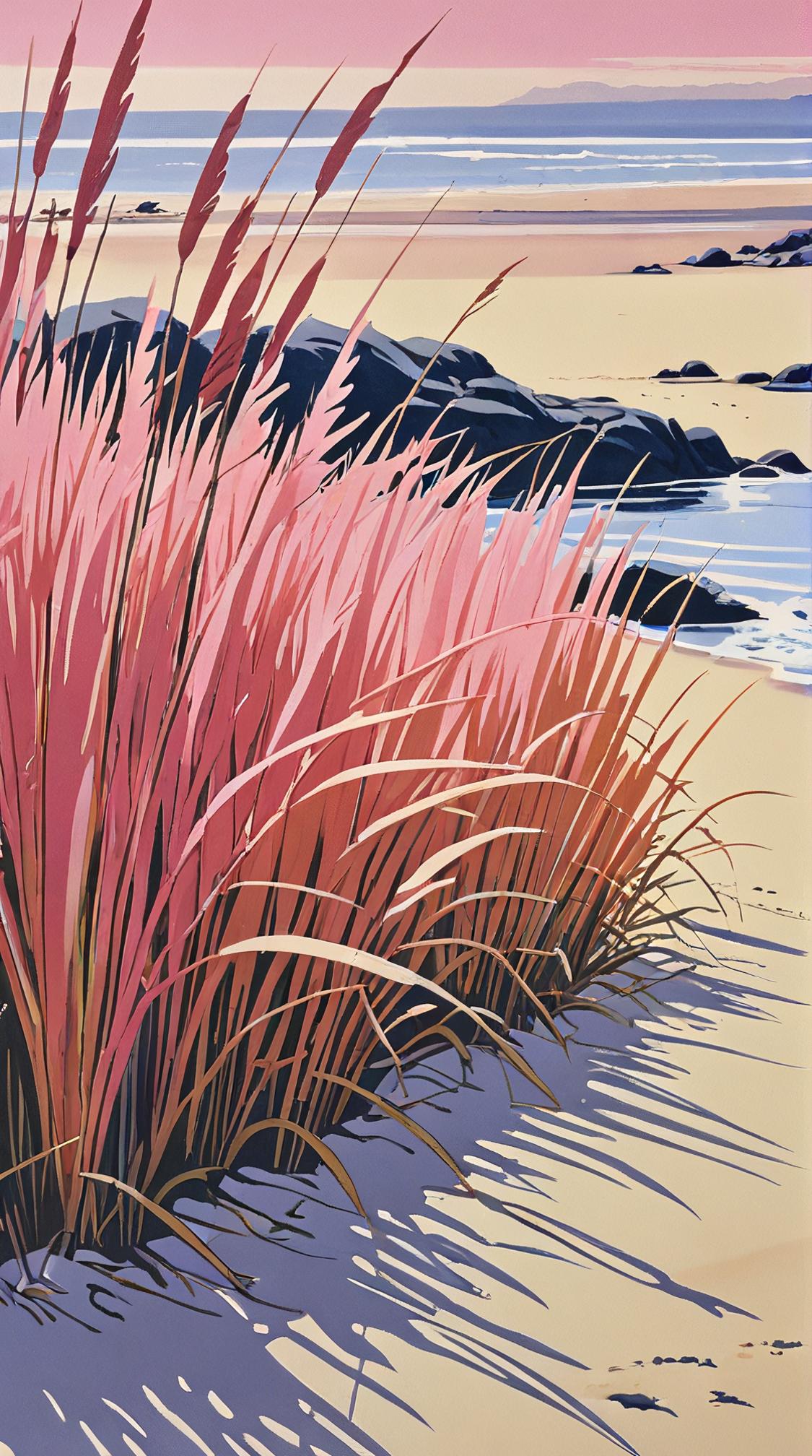 designed by Carolyn Blish, Gary Bunt, masterwork Anime, pink and Navy Blue details