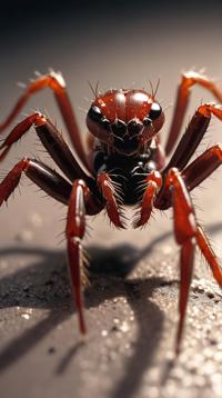 designed by Kunio Okawara, Brian Sum, Painting, close up of a Spider Leafcutter Ant