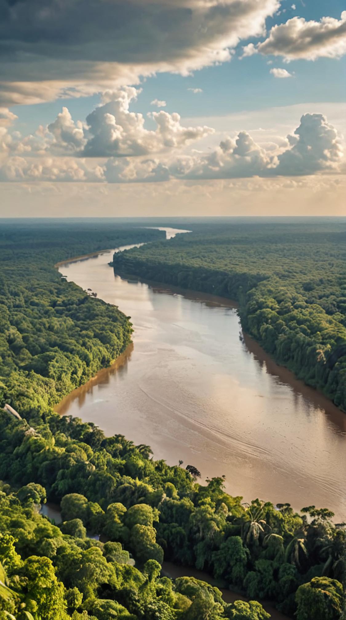 photograph, landscape of a Grand Magnificent The Amazon River, from inside of a Jvari Monastery, Spiritual