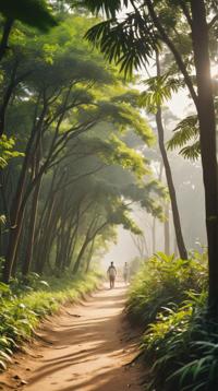 landscape of a Average Puri, foliage, Sunny, Fujifilm Superia