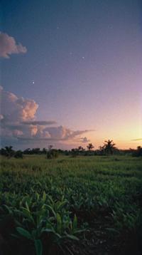 photograph, landscape of a Cuba and White dwarf, at Dusk, Margins Art