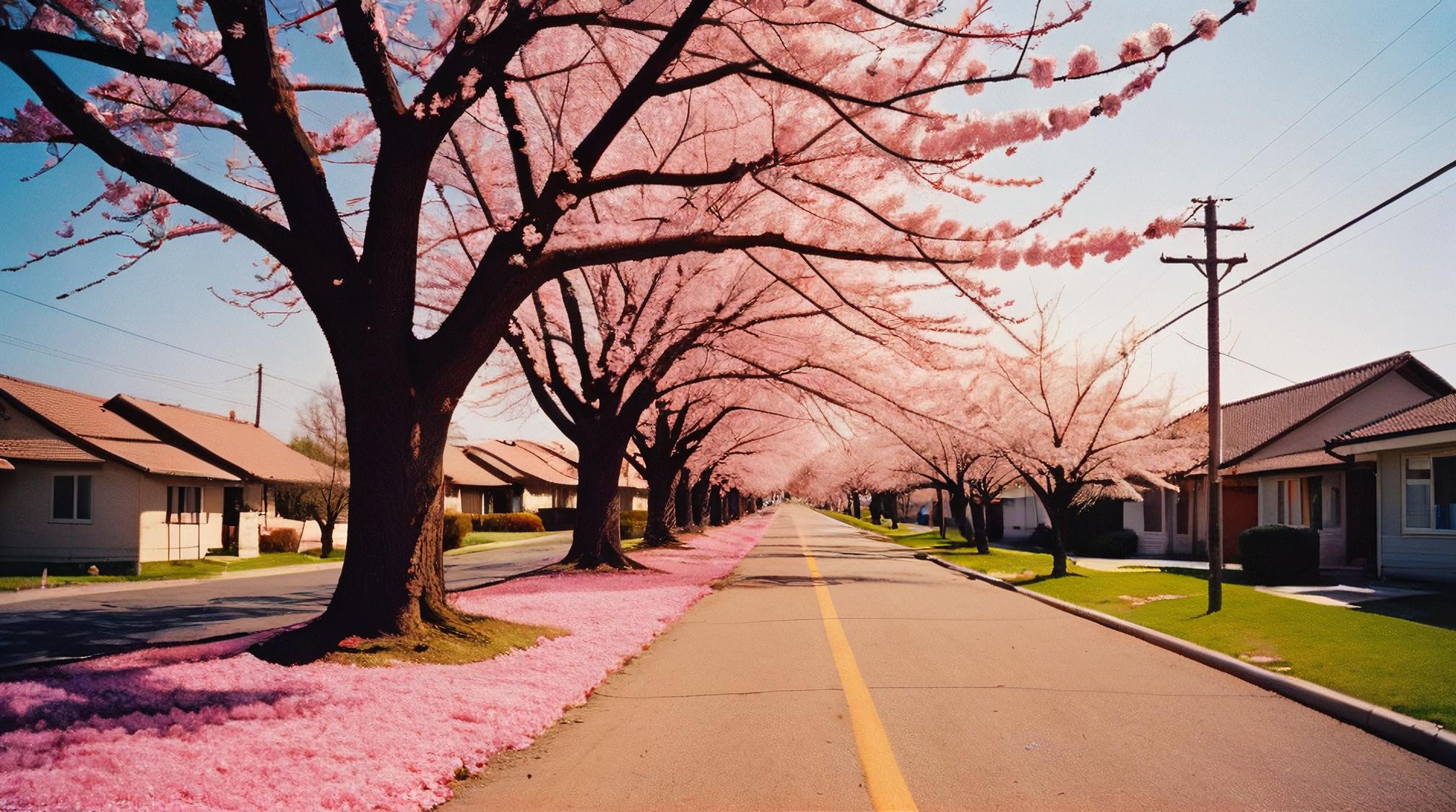 photograph, landscape of a Harsh Forgotten Crossroads, Cozy, Lomography Color