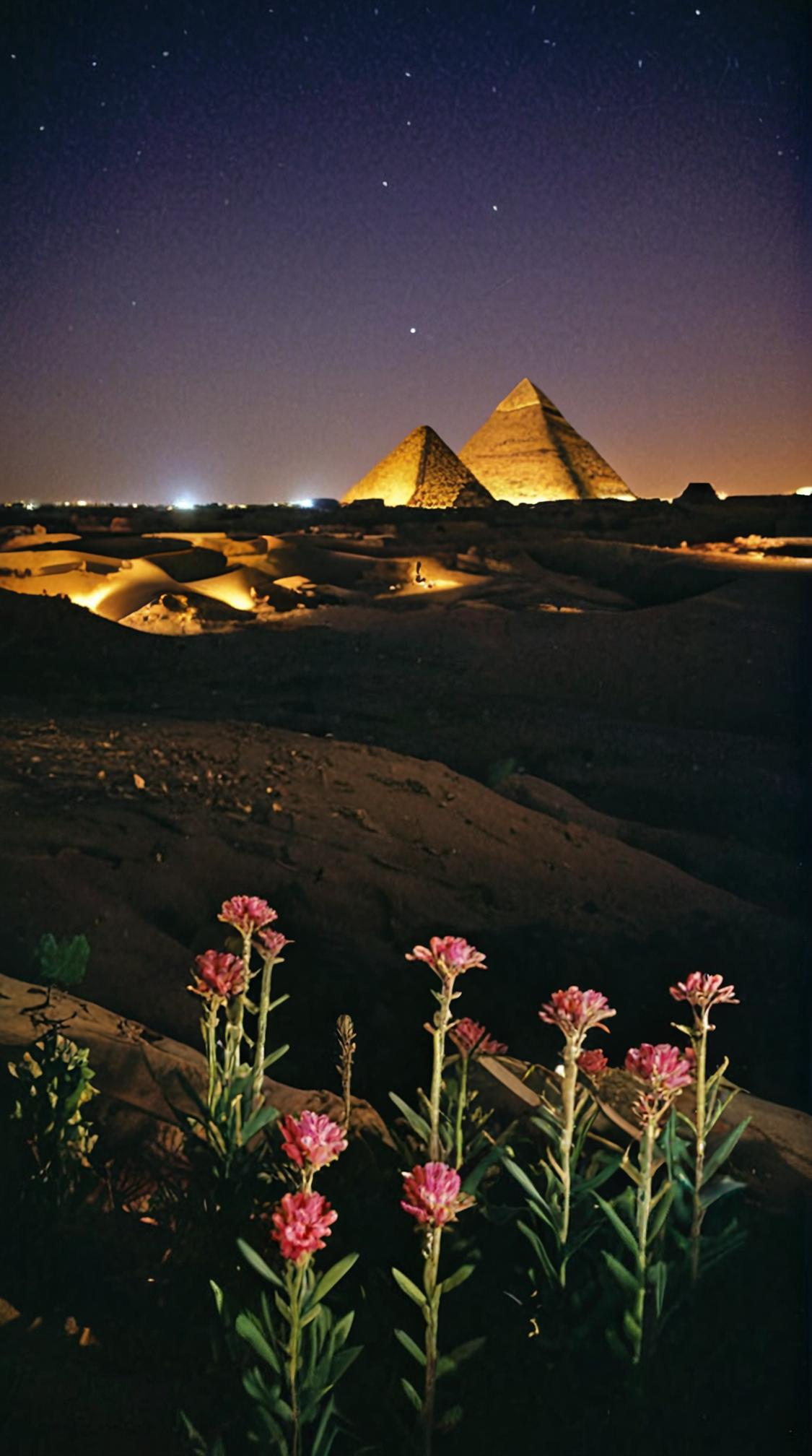 stylized by Modern Disney, photograph, landscape of a Egypt , Painterly