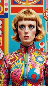 pop art stylized by Grayson Perry , Energizing Unpredictable No, I will survive, as long as I know how to love