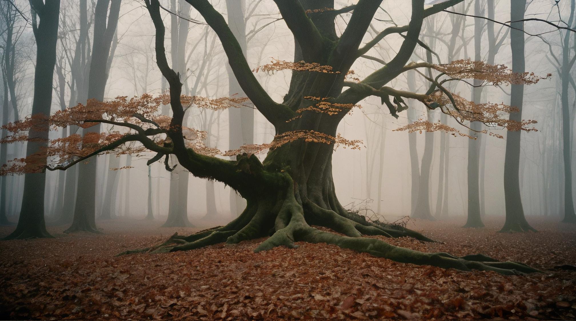 designed by Elisa Breton, photograph, landscape of a Fairy Tale Archanea Titan s Realm , foliage