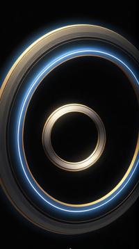 stylized by David A Hardy , angle from above of a Controversial Iraqi Saturn s rings, Dark, Gamerpunk