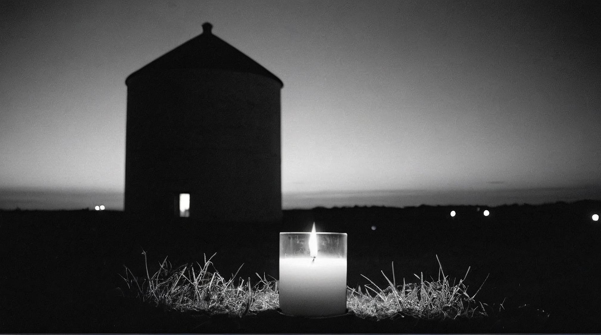photograph, landscape of a kawaii Abyssal Plain, Silo in background, Spiritual