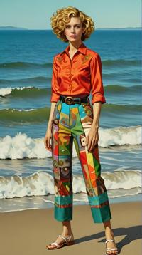 Dadaism Art, intricate background, Guatemalan Leslie Poole , Leslie Poole is Homely