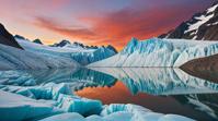 landscape of a Lifeless Glacier, designed by Thomas H fner, F , realism