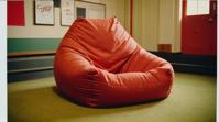 photograph, Sharp Cameroonian Bean bag chair, plain, mundane
