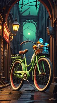 by Christine Ellger, Bicycle, Avant Garde and Revolting, intricate details