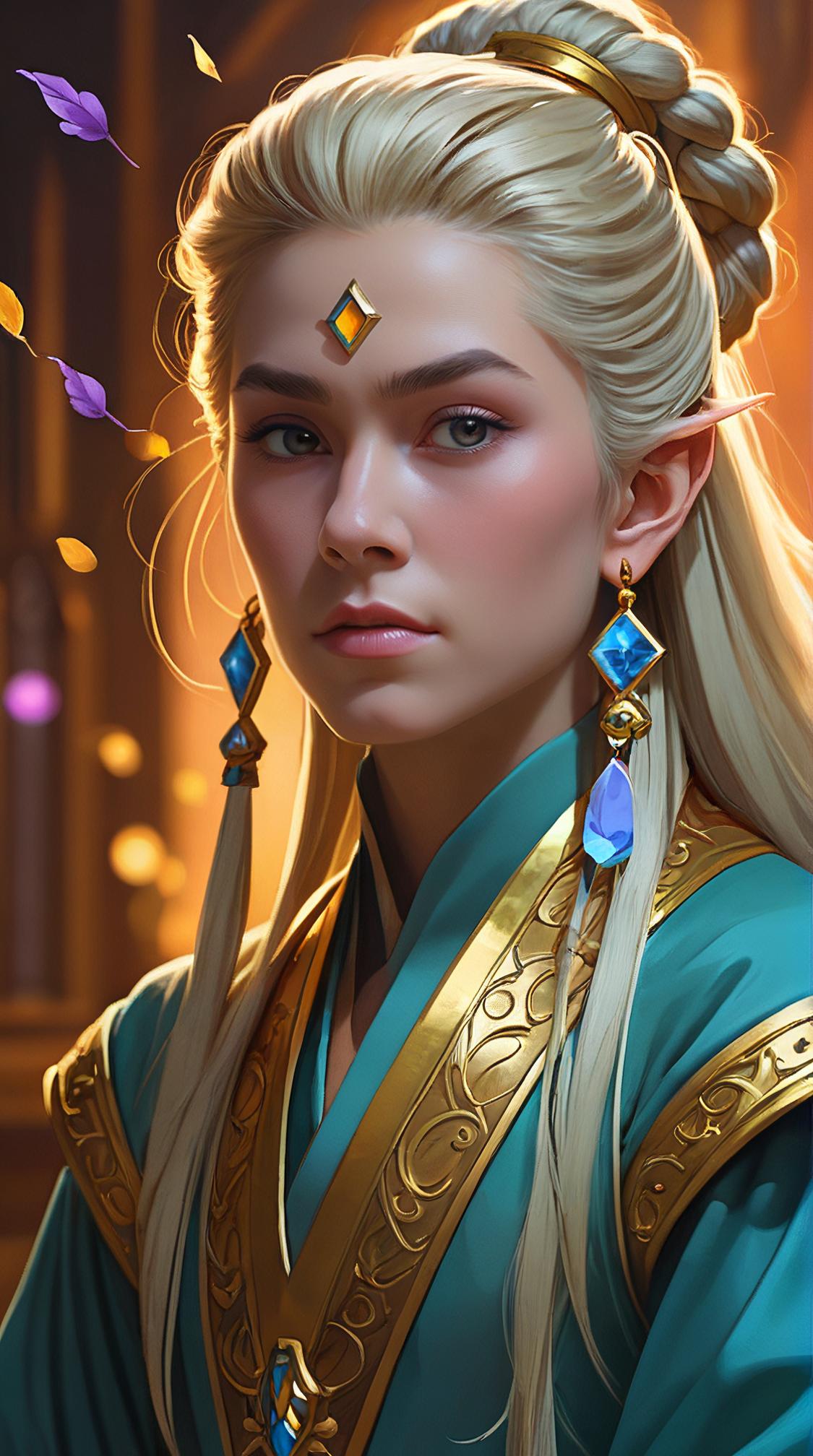 stylized by Peter Mohrbacher and Claude Monet, Nisei Glorfindel, he is Arcane, reimagined as The Brady Bunch series character