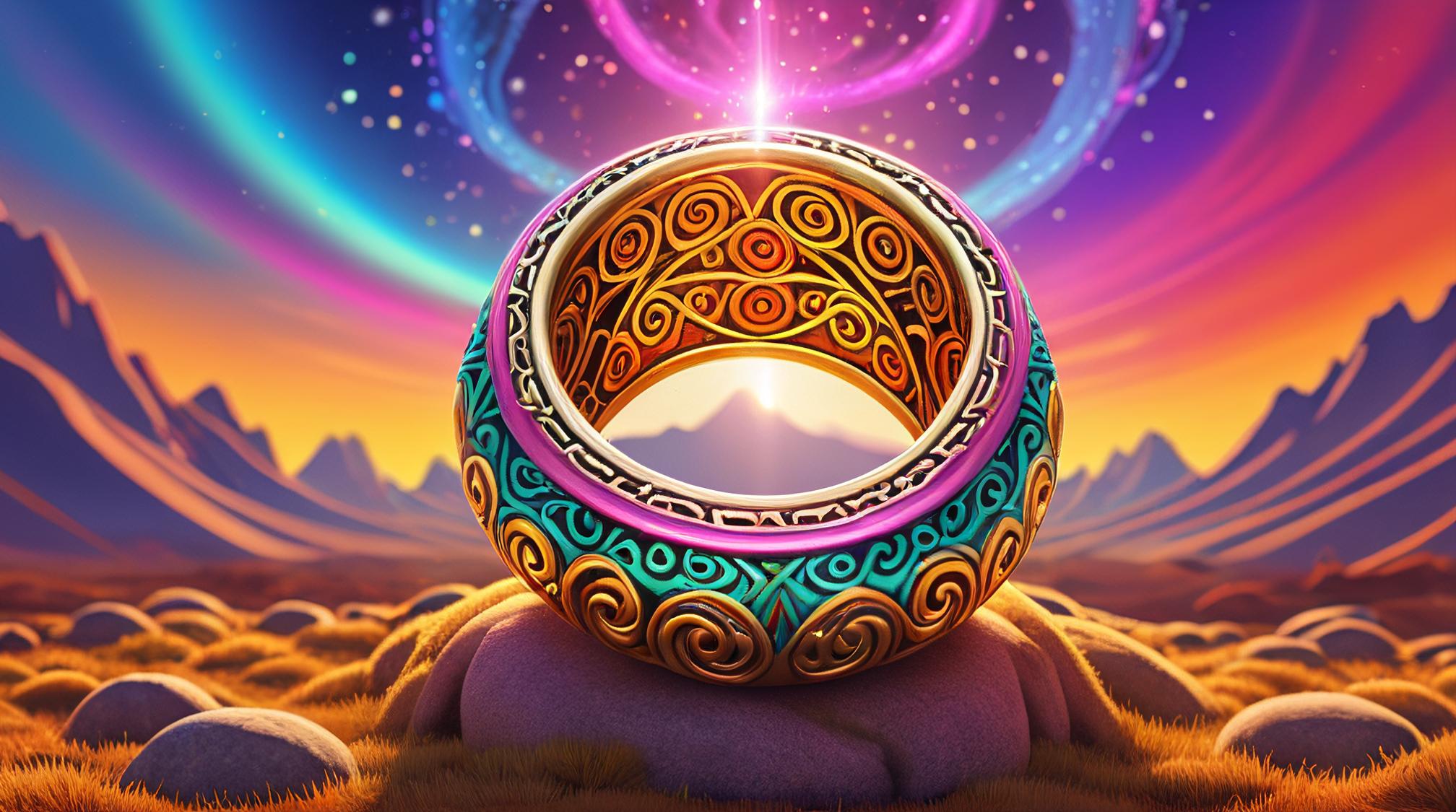art by Janne Kahila, digital art, cozy, Peruvian Magic ring