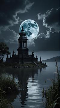 baroque art designed by Jan Frans van Bloemen , lake, Do not go gentle into that good night , it is Gentle and Contemplative