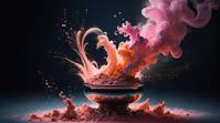 digital art, Contemporary Magic powder, Ethereal Lighting, drawing