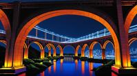 by Terada Katsuya, digital art, Viaduct , it is Invigorating