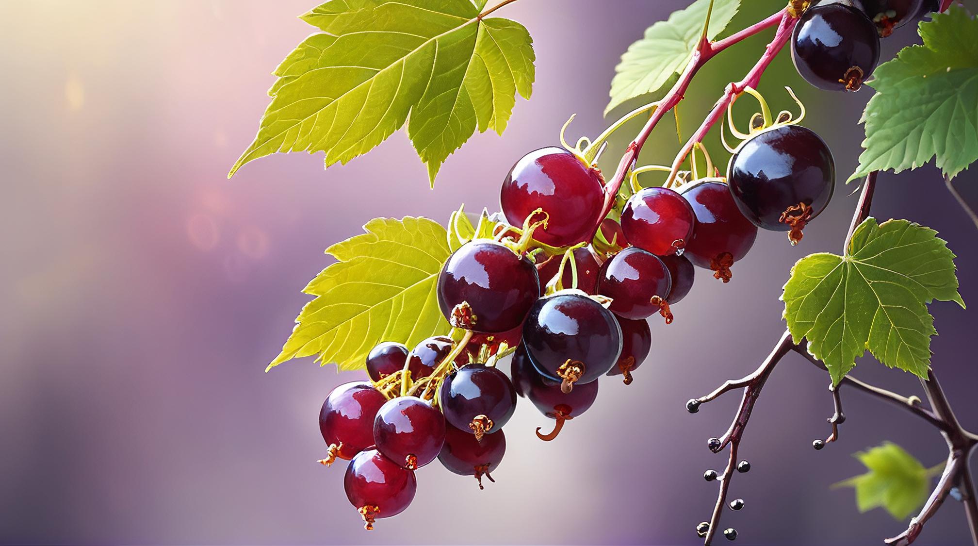 digital art, majestic, Lace trimmed Blackcurrant, Foggy