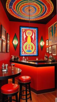 primitivism art designed by Craigie Aitchison and Marsden Hartley, Medievalism, Talented Pathetic The birth of Athena , from inside of a Gorgeous Bar