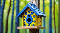 designed by Ernst Wilhelm Nay, concept art, Dried Birdhouse , woods