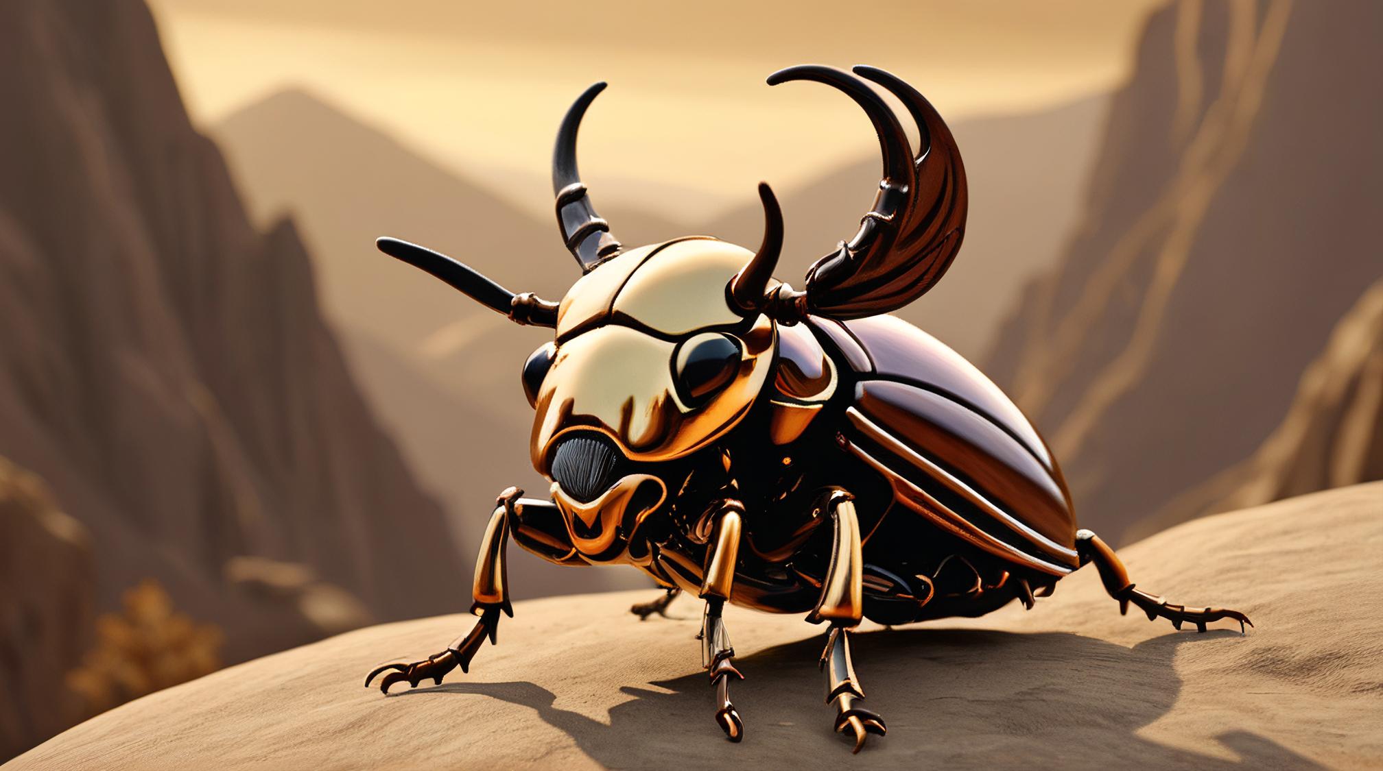 art by Medardo Rosso, octane render, Dried Orchid Beetle , crowded mountains